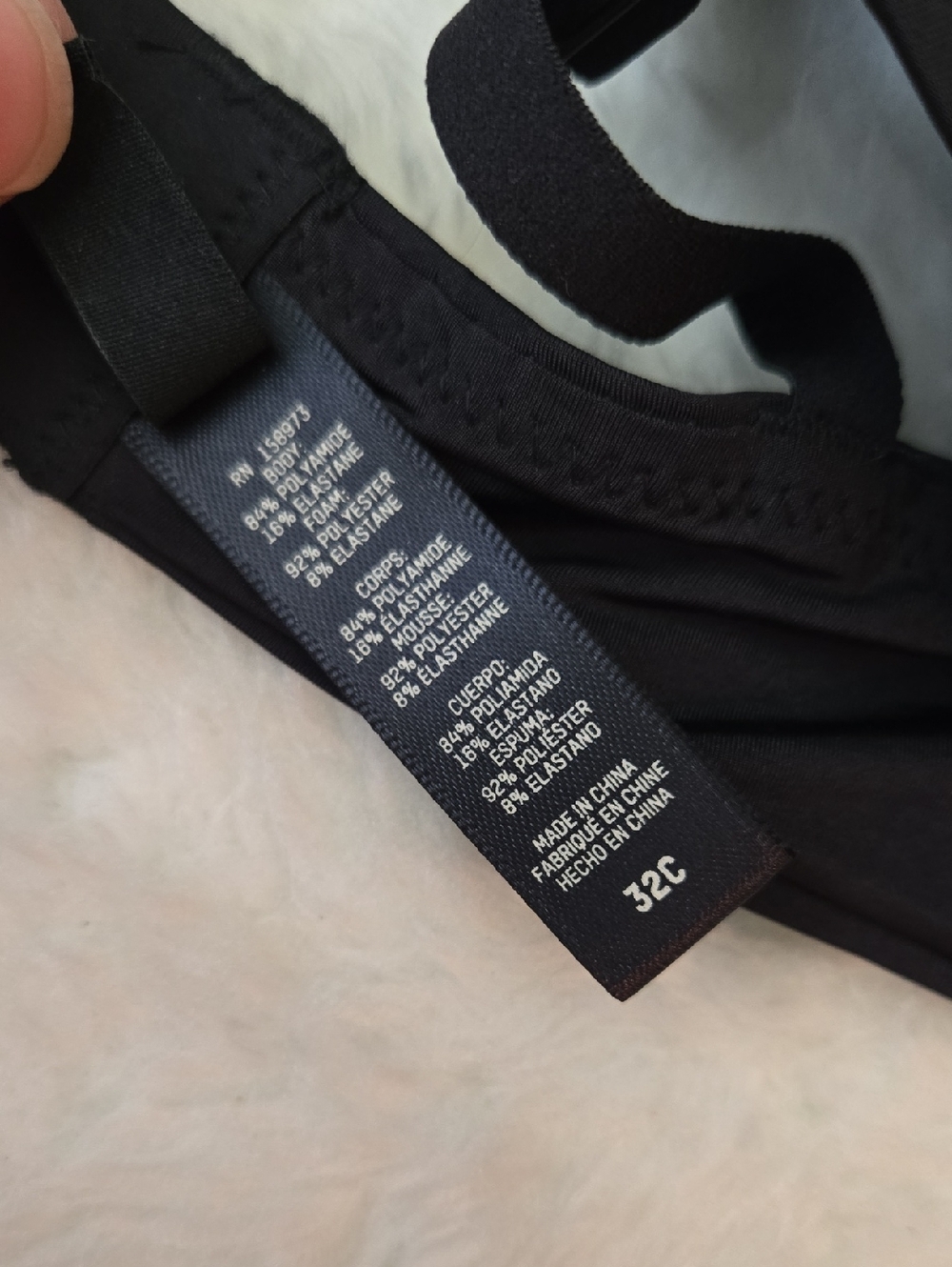 Skims Black Bra, Womens Size 32C - Picture 4 of 10